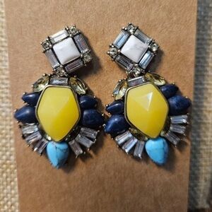 Chloe + Isabel Convertible Yellow and Blue Gemstone Earrings